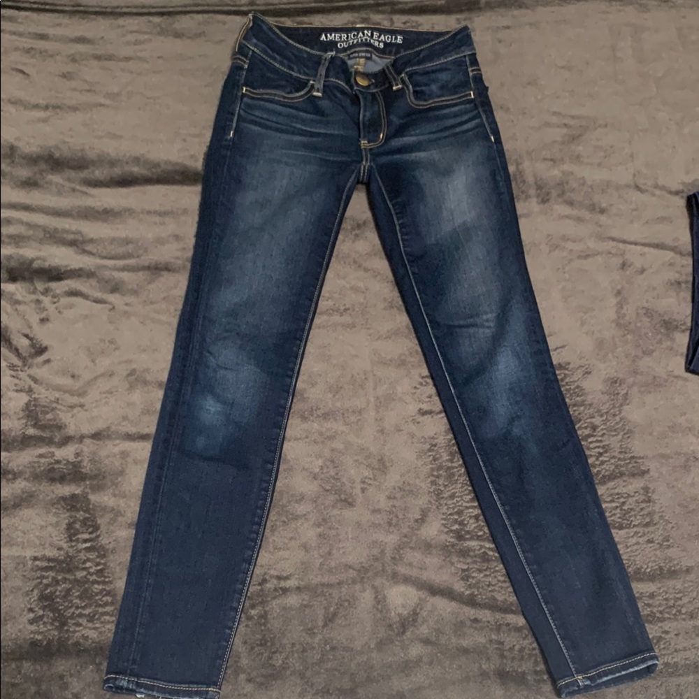 American Eagle Outfitters Blue Skinny Jeggings. 00 short.